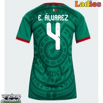 Mexico Edson Alvarez #4 Replica Home Shirt Ladies World Cup 2026 Short Sleeve